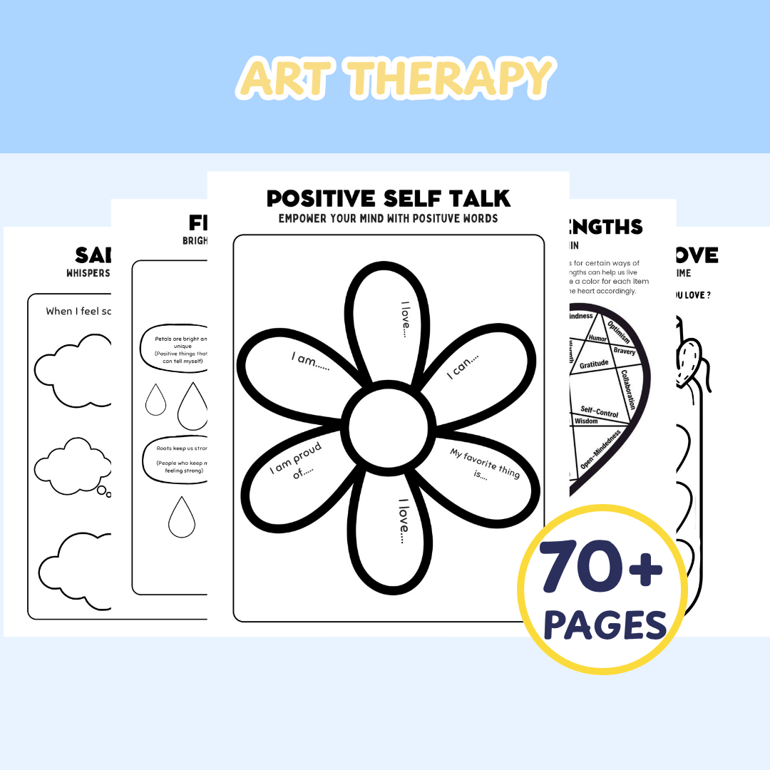 Art Therapy, Anxiety Relief for Kids & Adults, Relieve Stress