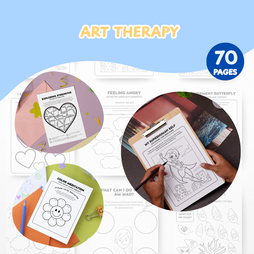 Art Therapy, Anxiety Relief for Kids & Adults, Relieve Stress