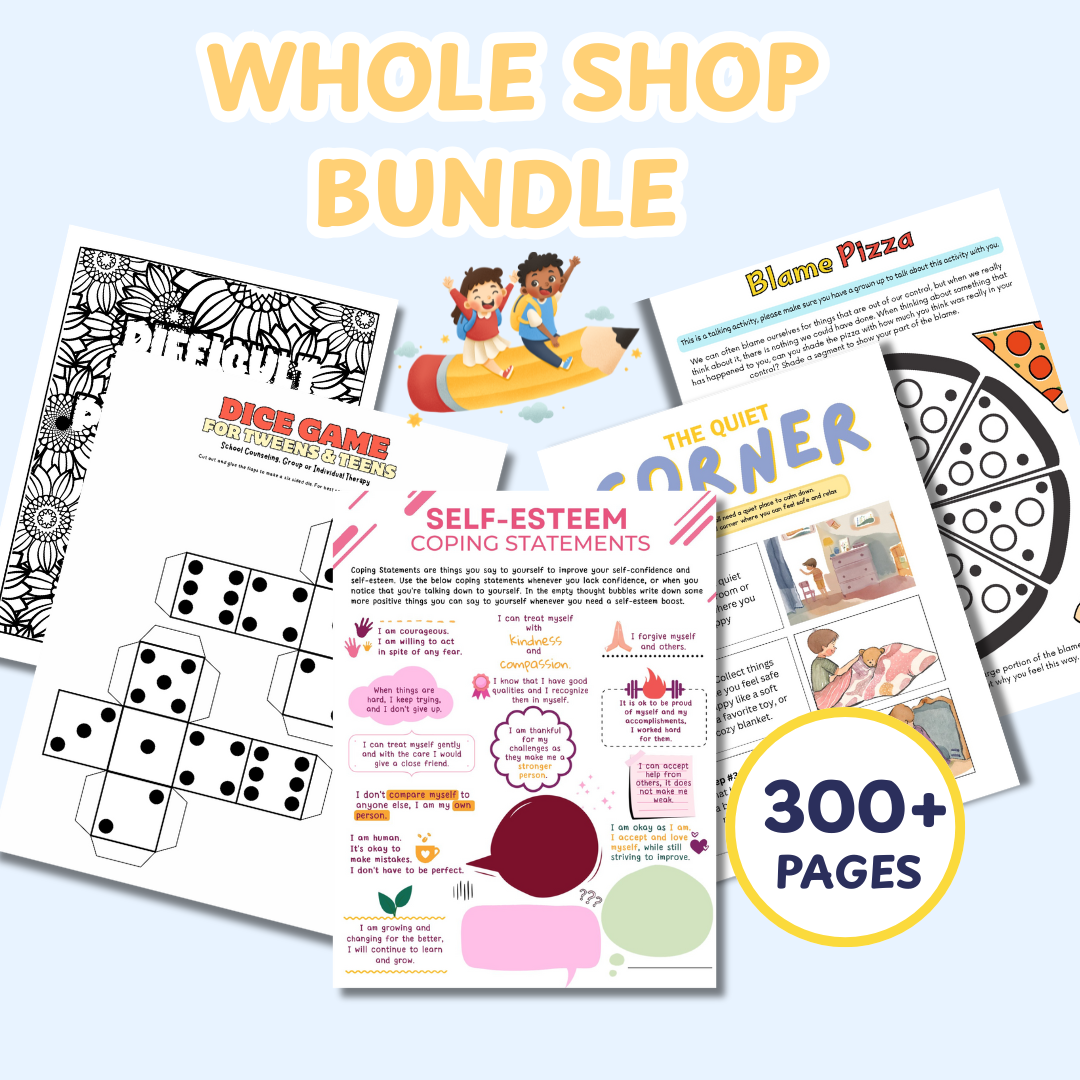 Whole Shop Bundle, Every Resource and Workbook on my Website, Plus Future Resources Included, All Access Pass
