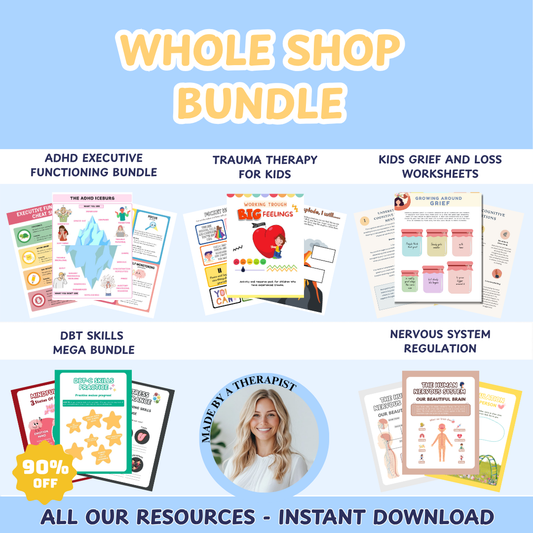 Whole Shop Bundle, Every Resource and Workbook on my Website, Plus Future Resources Included, All Access Pass