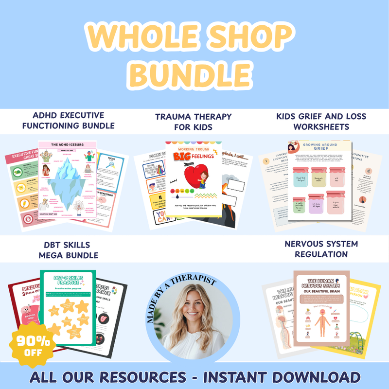 Whole Shop Bundle, Every Resource and Workbook on my Website, Plus Future Resources Included, All Access Pass