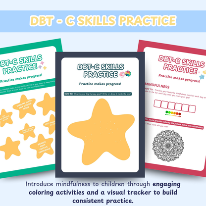 DBT MEGA BUNDLE, dbt skills, dbt workbooks, therapy worksheets, counselling resources, therapy tools, printables, dbt flash cards