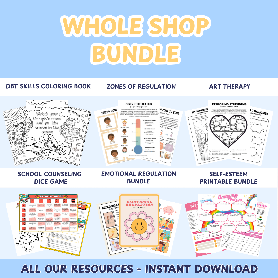 Whole Shop Bundle, Every Resource and Workbook on my Website, Plus Future Resources Included, All Access Pass
