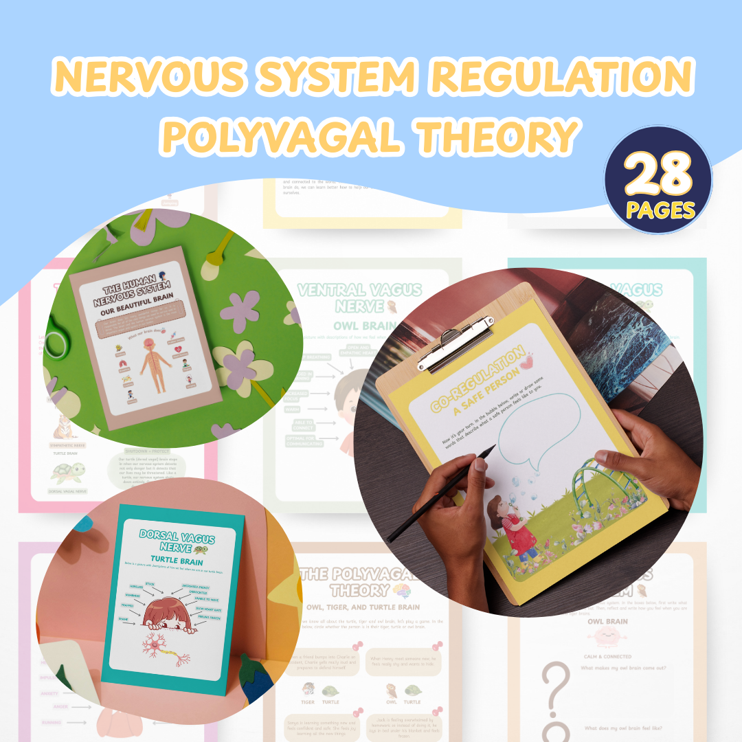 Nervous System Regulation for Kids, Polyvagal theory, Window of Tolerance