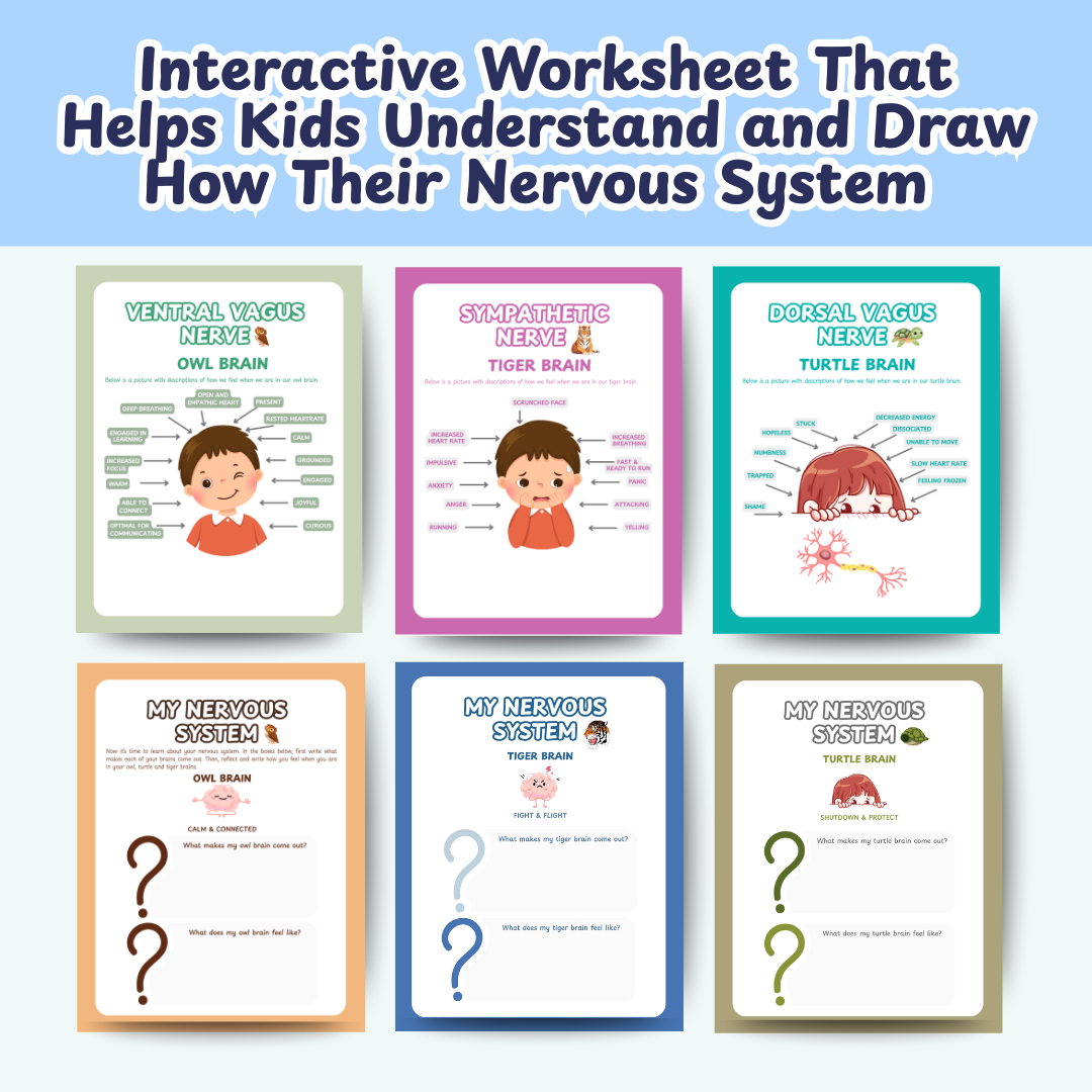 Nervous System Regulation for Kids, Polyvagal theory, Window of Tolerance